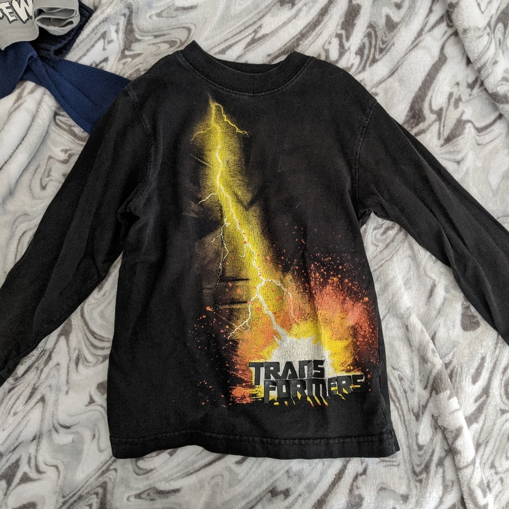 Boys transformers long sleeve shirt